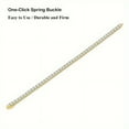 thumbnail image 3 of 3mm moissanite tennis bracelet 925 sterling silver white gold and length optional, 3 of 4