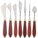 thumbnail image 1 of Palette Mixing Scraper Set - 7Pcs Stainless Steel Palette Knife Mixing Scraper, 1 of 5