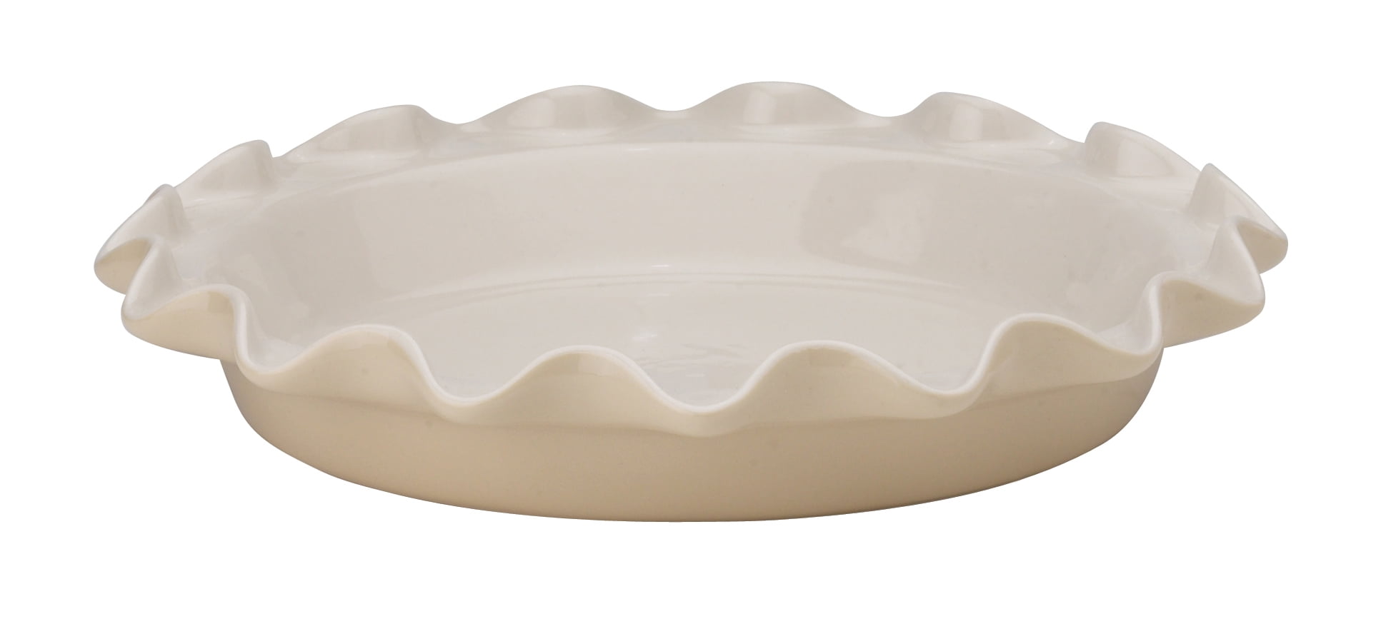 Rose Levy Beranbaum’s Perfect Pie Plate, 9Inch, Ceramic, Wheat