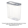 thumbnail image 4 of Moyic Tanque de almacenamiento transparente de PP, alimentos frescos y visibles, no más conjeturas, tanque sellado de alimentos, Organizadores de utensilios de cocina negro Pequeño 2.5L, 4 of 6