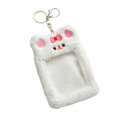 thumbnail image 1 of pitrice Photo ID Card Cover Protective Plush Photocard Holder for Girls Idol Photos White, 1 of 6