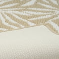 thumbnail image 5 of (2 pack) Mainstays Jacquard High Low Loop Kitchen Mat 18"x 27" Papyrus Beige & Arctic White, 5 of 11