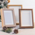 thumbnail image 7 of Picture Frame 7x5 Inch Solid Wood Photo Frame with Mat Wall Tabletop Display Modern Khaki, 7 of 7