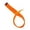 Orange, variant on Hair Extensions In Synthetic Fiber Hairpieces 22 Inch Straight for Party Wig Enhancements -Long -In Flat For Everyday Glam 22 in
