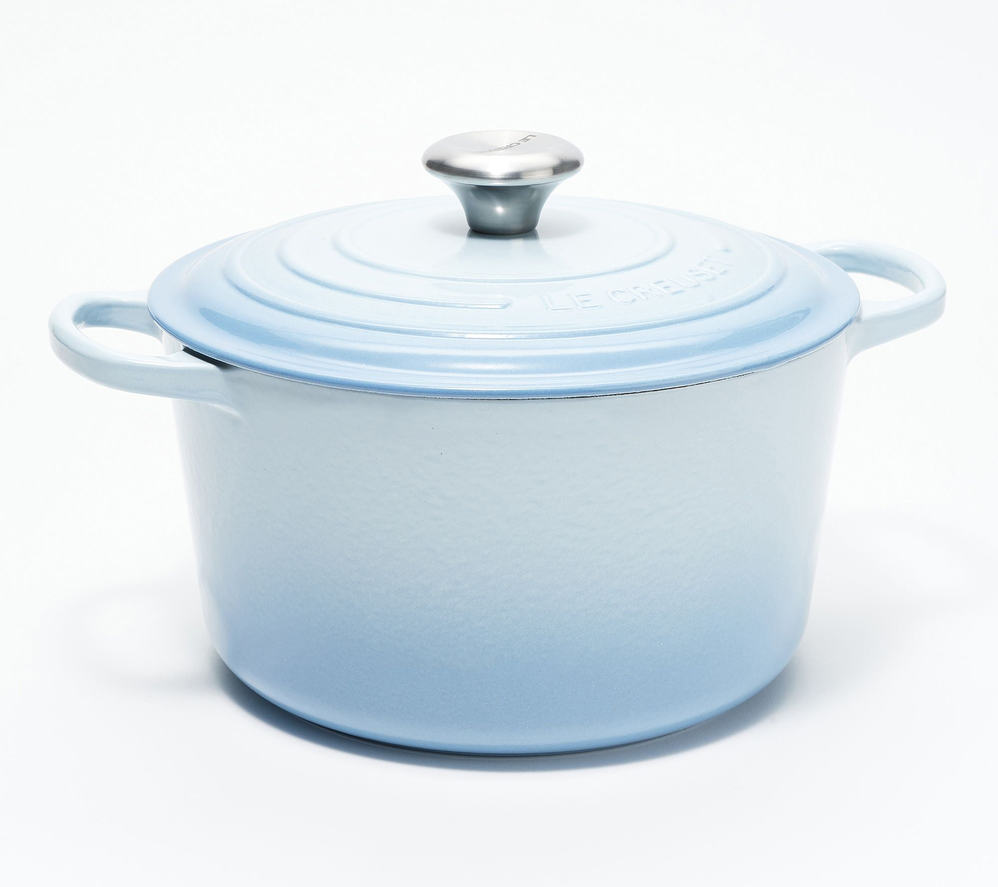 Fabrikant dette Gnaven LE Creuset coastal blue deep round casserole/ oven - 5.25QT. - Walmart.com