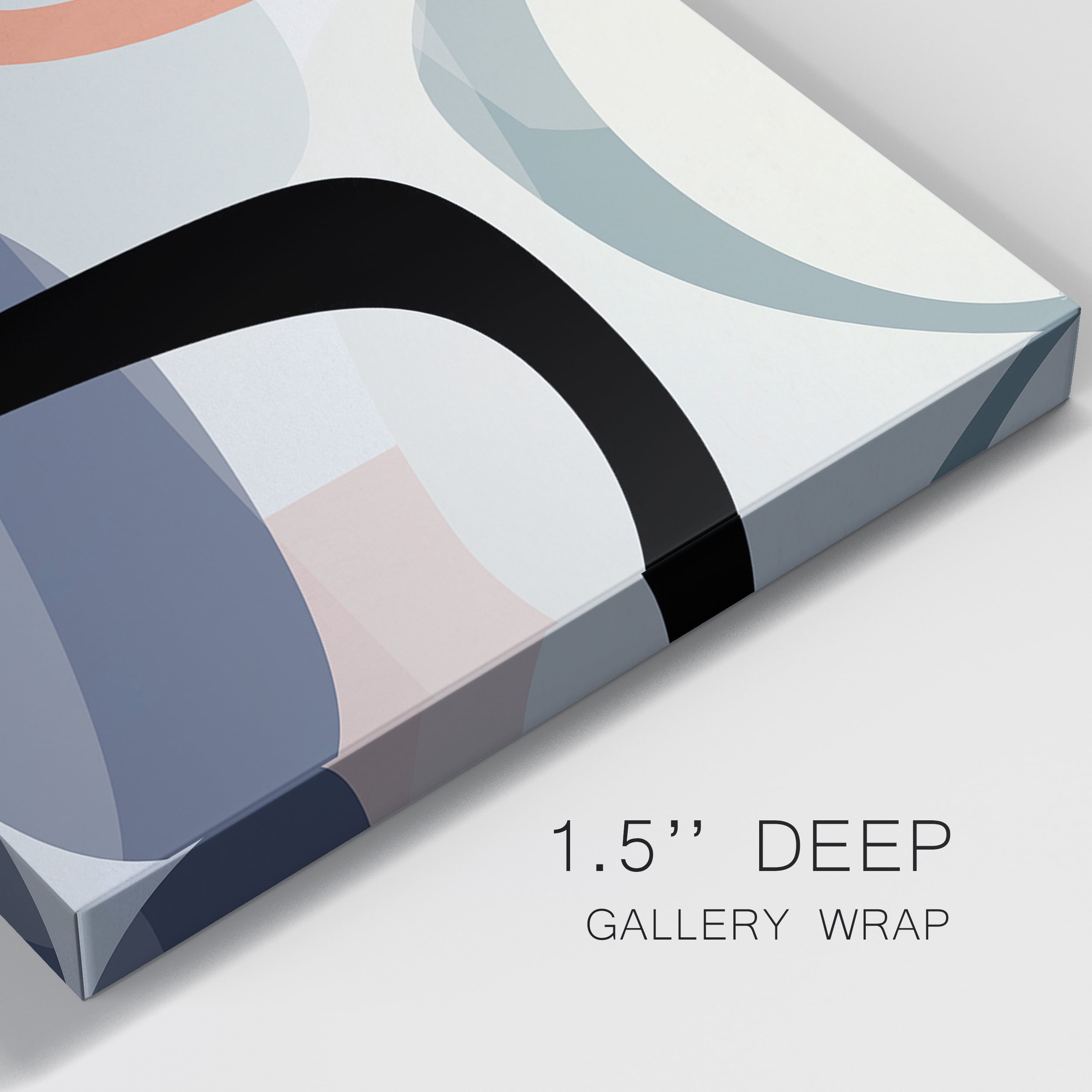 Floating on Silk III - Premium Gallery Wrapped Canvas - Ready to Hang Set of 2 - 40 x 40 Each