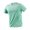 Mint Green, variant on Xdzjlr T Shirts Men Round Neck Ice Silk Short Sleeved Stylish Tshirt Men,Xxxxxl