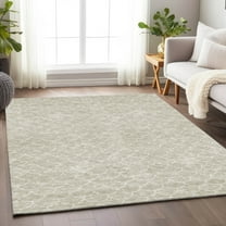 Addison Rugs Chantille Indoor/Outdoor Transitional Geometric Beige Washable Rectangle Rug, 9' x 12'