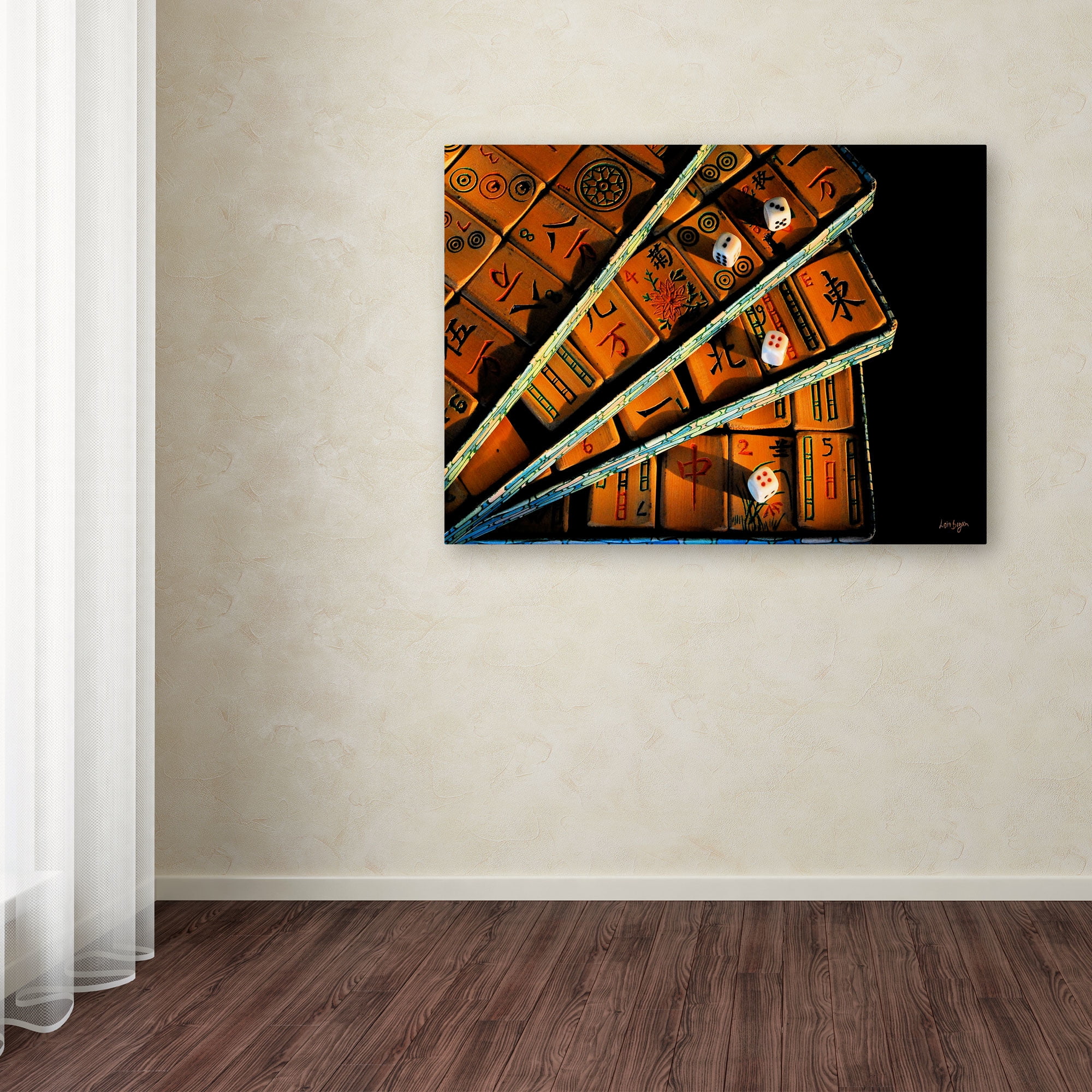 Trademark Fine Art "Mad For Mahjong" Canvas Art by Lois Bryan