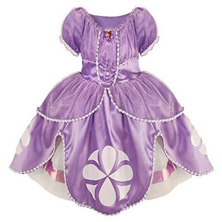 Disney Junior Sofia the First Deluxe Costume Dress Size Medium 7 / 8