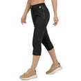 thumbnail image 2 of Mapamyumco Women's Ultra Breathable Lightweight Quick Dry Capri Pants Hiking Golf Black XS, 2 of 7