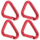 thumbnail image 2 of Mosquetones triangulares de aleación de aluminio, Clips de mosquetón, hebillas triangulares, llaveros, 4 Uds., 2 of 5