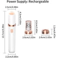 thumbnail image 2 of PluxyEpil Pro 3.0 Women Face Epilator - Painless Hair Remover, 2025 New Upgrades Rechargeable Portable Facial Hair Remover for Face, Hand, Legs, Washable, 2 of 6
