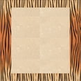 thumbnail image 1 of Ahgly Company Machine Washable Indoor Square Transitional Golden Blonde Gold Area Rugs, 6' Square, 1 of 7