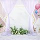 thumbnail image 4 of Decoración para dormitorio y exterior, elegantes mamparas semitransparentes para ventanas, cortinas de malla translúcidas para fiestas de bodas, 4 of 7