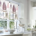 thumbnail image 2 of LALILO Kitchen Curtains and Valances Set of 3 36" Fairy Tale Window Treatment Tiers for Window Decor, 2 of 5