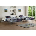 Bristol Full Over Full Metal Bunk Bed, Gunmetal
