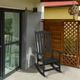 thumbnail image 2 of Patio Rocking Chair, Oversized Rocker Chair for Adult, All Weather Rocking Chair Outdoor, High Back Porch Rocker, Rocking Chairs for Garden, Backyard, Poolside,380lbs, 2 of 9