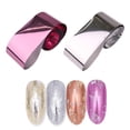 thumbnail image 5 of Faship Preciosos Corazones de Cristal Púrpura y Pasador de Cabello Floral, 5 of 5