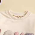 thumbnail image 6 of FUNDUFI Toddler Boys Girls Clothes Sets Long Sleeve Valentines Day Letter Embroidery Sweatshirts Pants 2Pcs Outfit Sets Soft Comfortable Clothing Set For 6-12 Months, 6 of 9