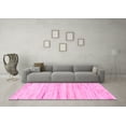 thumbnail image 3 of Ahgly Company Indoor Rectangle Solid Pink Modern Area Rugs, 2' x 5', 3 of 4