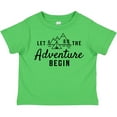 thumbnail image 3 of Inktastic Let the Adventure Begin with Camping Tent and Mountains Boys or Girls Toddler T-Shirt, 3 of 5