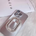 thumbnail image 2 of for iPhone Case,Luxury ElectroPlated with  Crystal Diamend Rhinestone Sparkle Sparkly Silicone Camera Lens Protection Soft Shockproof Phone Case (Pink,iPhone 11 Pro Max), 2 of 5