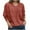 Fall Clothes Red, variant on Womens Knitted Fall Clothes, Long Sleeve Pullover for Women Fashion Loose Fit Solid Color V Neck Sweaters