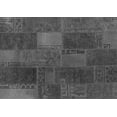 thumbnail image 1 of Ahgly Company Indoor Rectangle Patchwork Gray Transitional Area Rugs, 7' x 9', 1 of 1