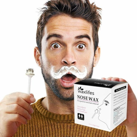 Nose Ear Hair Removal Wax Kit Sticks Easy For Mens Nasal Waxing Strip Remover