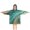 Teal Marble Gold-1, variant on Teal Marble Gold Wave Pattern Blanket Hoodies for Kids 6-13YR Oversize Wearable Blanket Hoodies for Boys Girls Teens