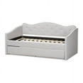 thumbnail image 5 of Baxton Studio Kaija Modern and Contemporary Fabric Daybed with Trundle, Beige/Gray, 5 of 7