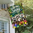 thumbnail image 2 of Welcome Spring Garden Flag 12x18 Double Sided Sunflower Daisy Hummingbird Seasonal Yard Flag for Outside Outdoor Decor Farmhouse Holiday Spring Summer Decorations, 2 of 5