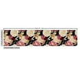 thumbnail image 3 of Ambesonne Floral Fabric by the Yard Upholstery, Blossoming Watercolor Roses, 5 Yards, Charcoal Grey and Multicolor, 3 of 5