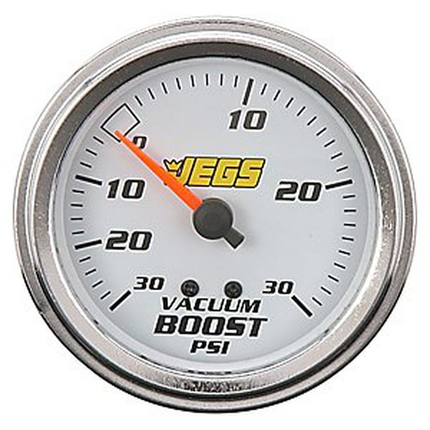 JEGS 41244 25/8" Mechanical Vacuum/Boost Gauge