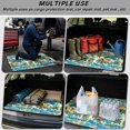 thumbnail image 3 of KEIAHUAN Tropical Ocean Palm Car Trunk Mat 29" x 39", Anti-Slip Rear Trunk Liner Full Protection Cars Accessories Universal Fit for Most Sedan, 3 of 6