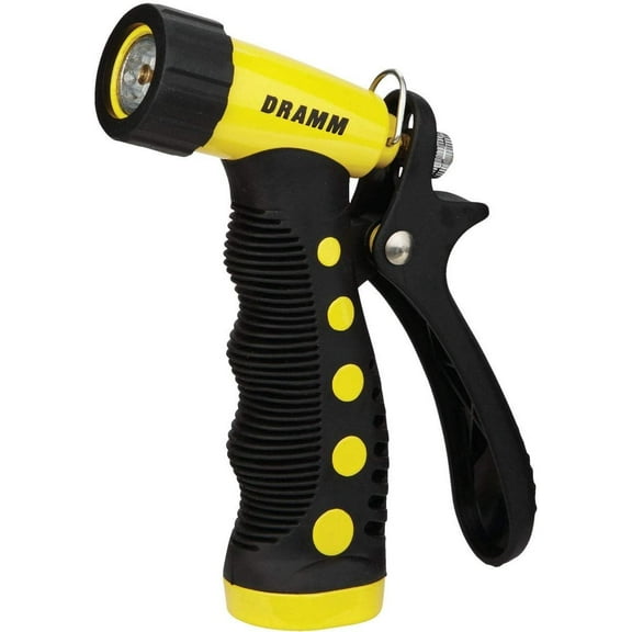 Dramm Premium Watering Nozzle Pistol Spray Gun - Yellow