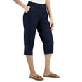 thumbnail image 2 of Karen Scott Womens Denim Comfort Waist Capri Pants Blue Combo 8, 2 of 4