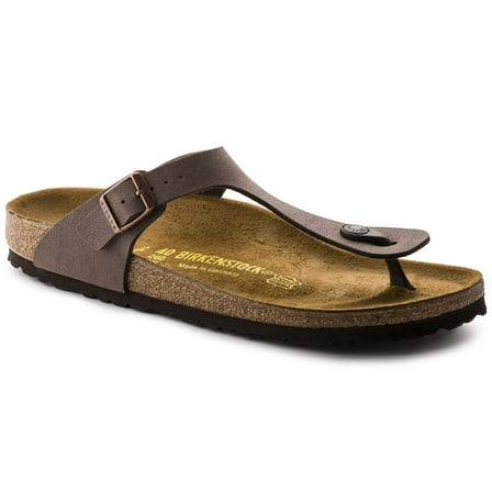 Birkenstock 43731 Gizeh Women's Style Sandal, Mocca Nubuk, 8