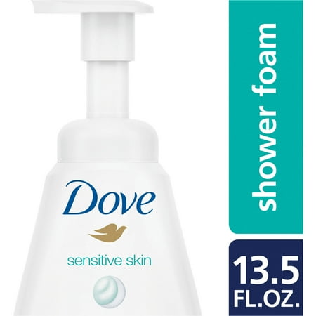 Dove Shower Foam Sensitive Skin Foaming Body Wash, 13.5 oz - Walmart.com