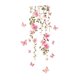 thumbnail image 5 of Pegatina de pared de vides de flores decorativas decorativas románticas de PVC Decoración de bricolaje y palo para el baño del dormitorio, 5 of 9