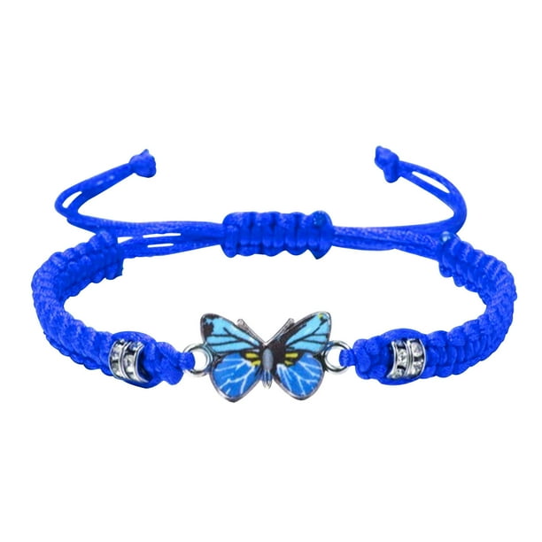 pstuiky Pulsera tejida a mano para parejas, regalo de cumpleaños para amigos (hombre y mujer).