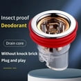 thumbnail image 2 of ¡Oferta Exclusiva!, Desagües de piso magnéticos antiolor, núcleo universal para alcantarillado, desagües de piso con suspensión magnética para inodoro Akmoler, 2 of 8