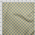 thumbnail image 4 of oneOone Cotton Poplin Twill Dusty Teal Green Fabric Check Dress Material Fabric Print Fabric By The Yard 56 Inch Wide, 4 of 4