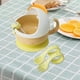 thumbnail image 1 of Tazón de succión,Cuenco con ventosa,recipiente para comida,cuchara,cuenco para bebés,Juego de platos aislantes para alimentación de bebé,Juego de cuchara y tazón aislante de acero amarillo, 1 of 8