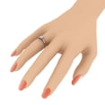thumbnail image 3 of 0.40 Carat Diamond Solitaire Engagement Ring Band in 14K Rose Gold - IGI Certified (Ring Size 9.5) (I1-I2 Clarity), 3 of 7