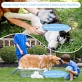 thumbnail image 2 of Dog Grooming Kit 7PCS - Upgraded Blue Pet Nail Clipper with File, Dematting Comb, Flea Comb, Bath Brush and Hair Removal Mitts for Dogs and Cats, 2 of 6