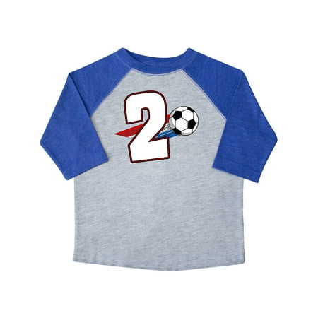 

Inktastic Second Birthday Soccer Gift Toddler Boy or Toddler Girl T-Shirt