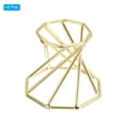 thumbnail image 3 of Uxcell Air Plant Holder, Tillandsia Pot Base Container Metal Air Plant Rack, Gold 6 Pack, 3 of 5