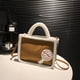 thumbnail image 4 of Bolsa De Mujer Bolsa de hombro de lana de cordero de felpa para mujer de otoño invierno para fiesta (marrón) Likrtyny Para Estrenar, 4 of 9